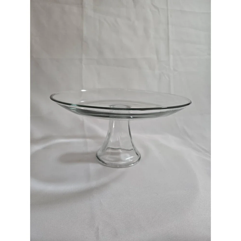 Glass Pie or Tart Elevated Stand,  9 3/4